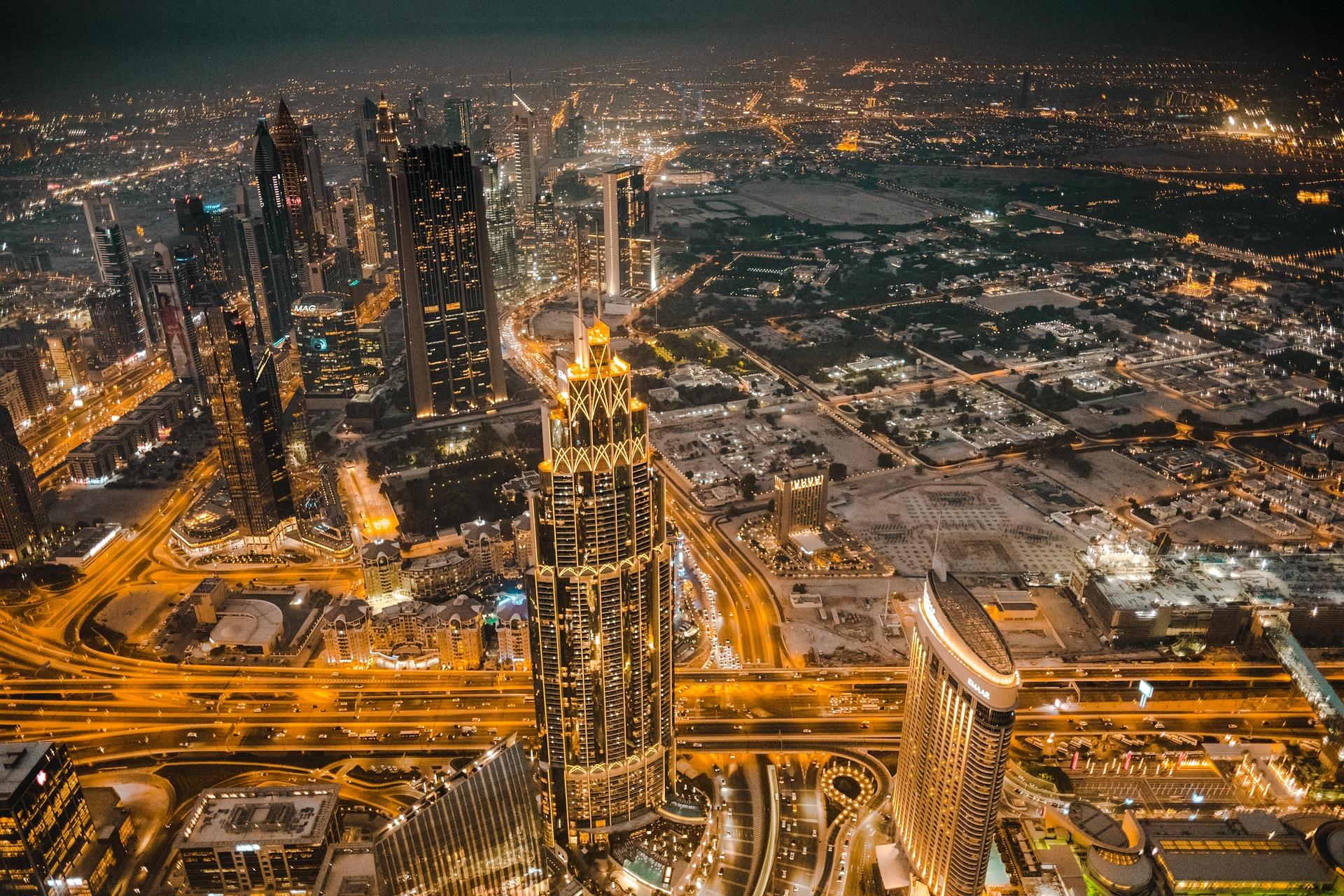 Dubai aerial view
